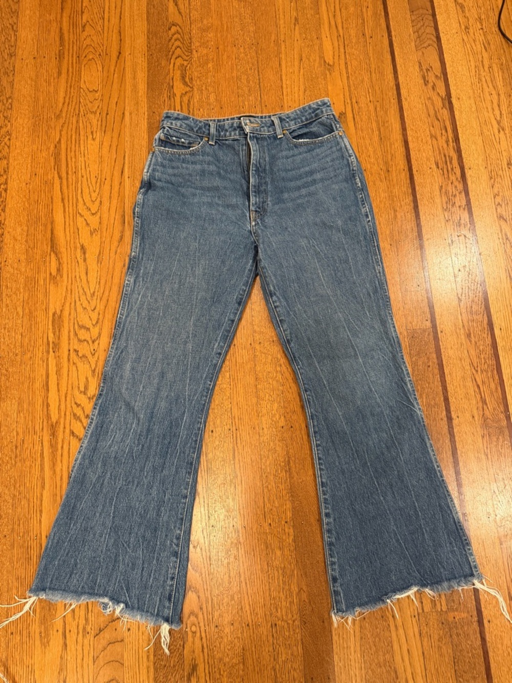 KHAITE Women's Blue Flared Jeans